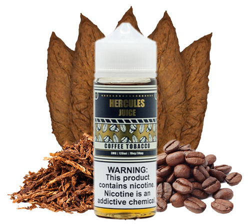 Hercules-Juice-Coffee-Tobacco جویس تنباکو قهوه هرکولس 120میل cafe tobacco hercules