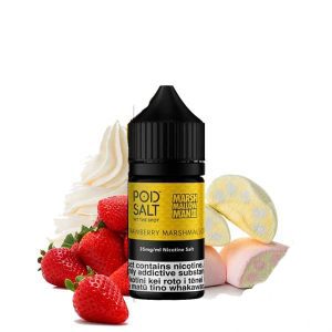 سالت مارش مالو توتفرنگی پاد سالت marshmalow mani